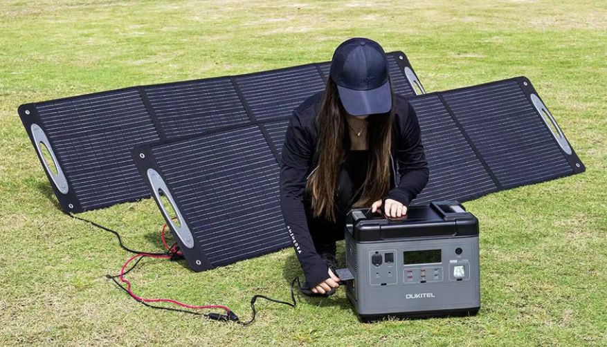 Tragbares OUKITEL 200W Solarpanel
