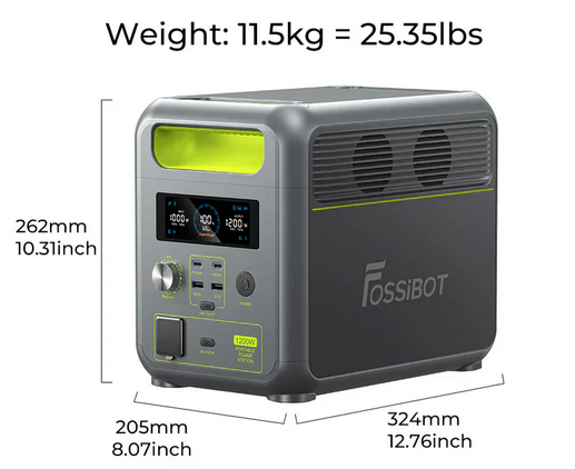 fossibot 1200 portable leger